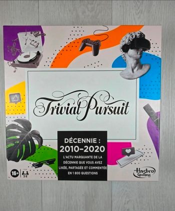 🌟 Trivial Pursuit Décennies 2010-2020- Édition Hasbro Gaming 🌟