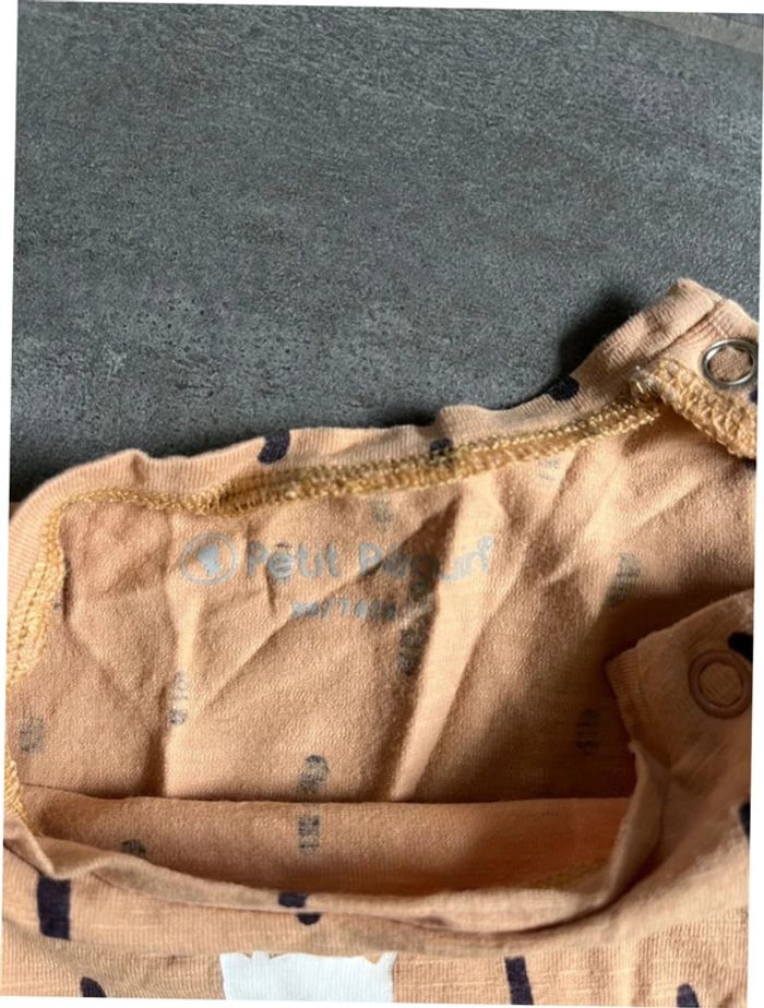 Combishort pyjama short Petit Béguin taille 9 mois - photo numéro 4
