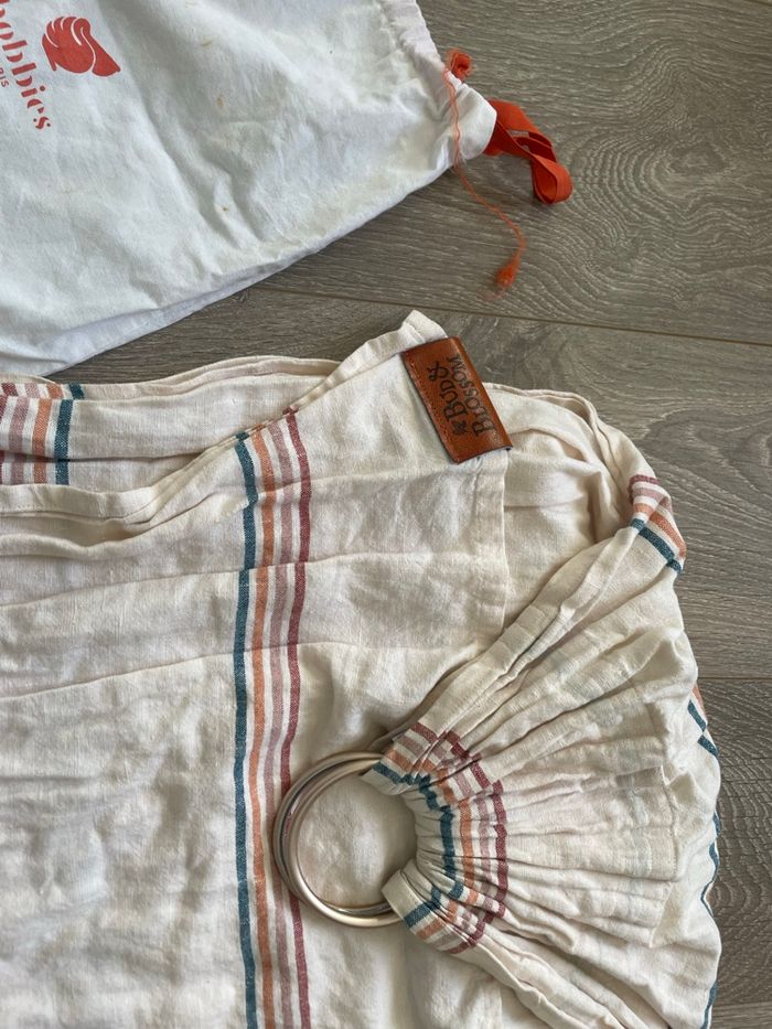 Portage sling ringsling de la marque Bud&Blossom 100% lin - photo numéro 2