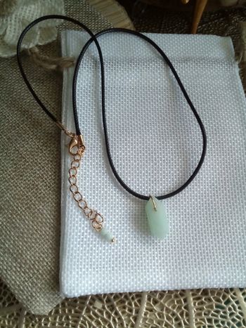 Collier pierre d'amazonite