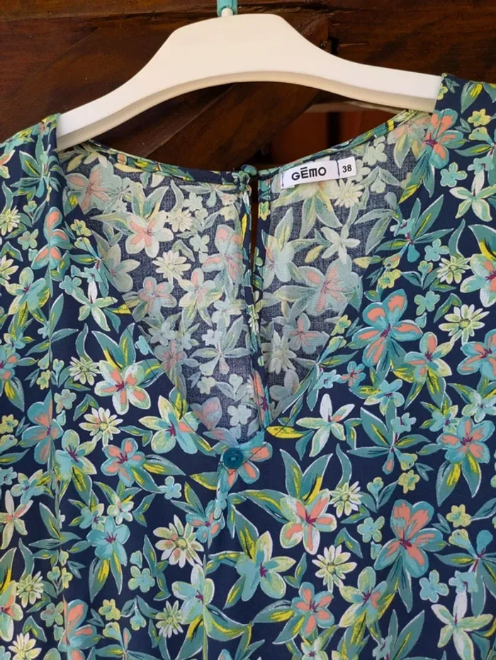 Combinaison pantalon fleurs 38 - photo numéro 3