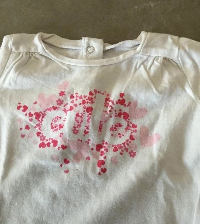 🌸 Tee shirt 12 mois In extenso - photo numéro 2