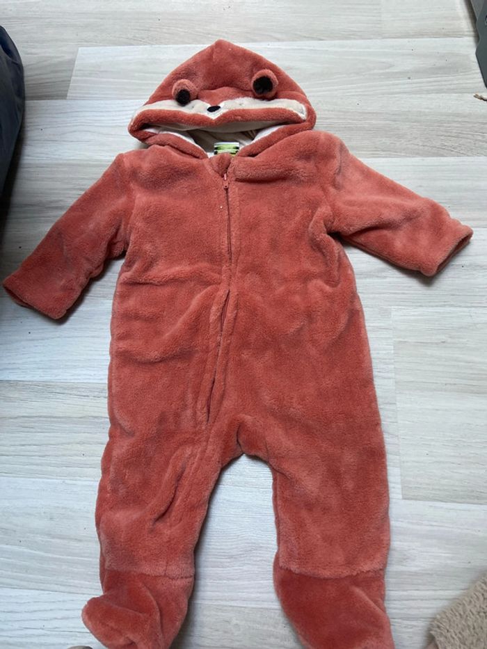 Pyjama polaire tape à l’œil 3 mois 59 cm renard