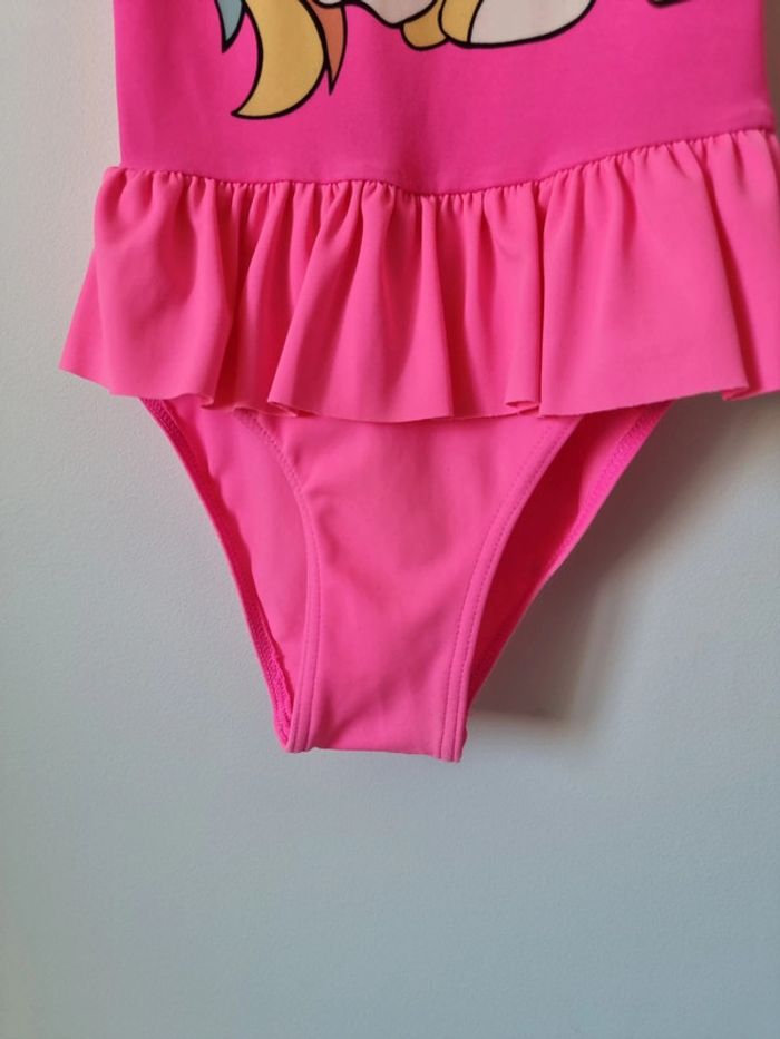 Maillot de bain 1 pièce licorne rose réglable taille 6/7ans - photo numéro 5