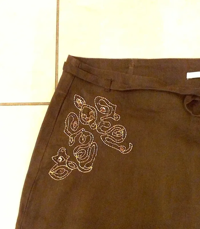 Pantalon en lin Xanaka taille 42 - photo numéro 3