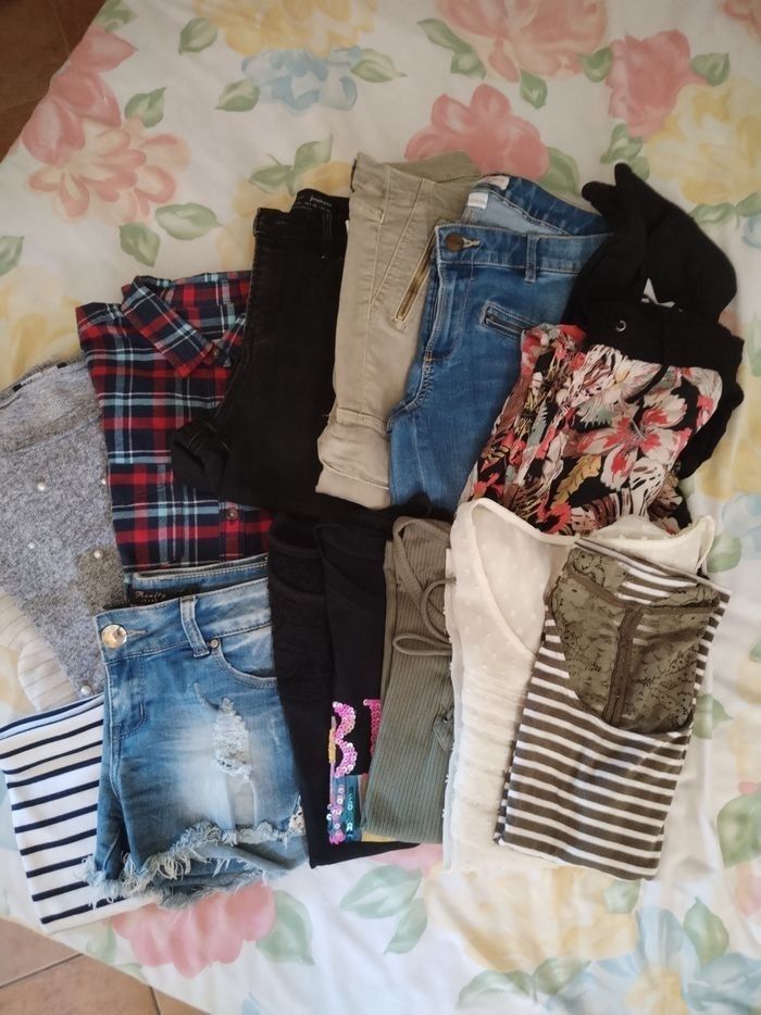 Lot vêtements femme 15 pièces S 36