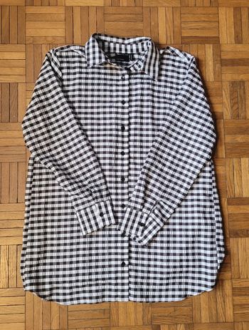 Jolie chemise oversize à carreaux