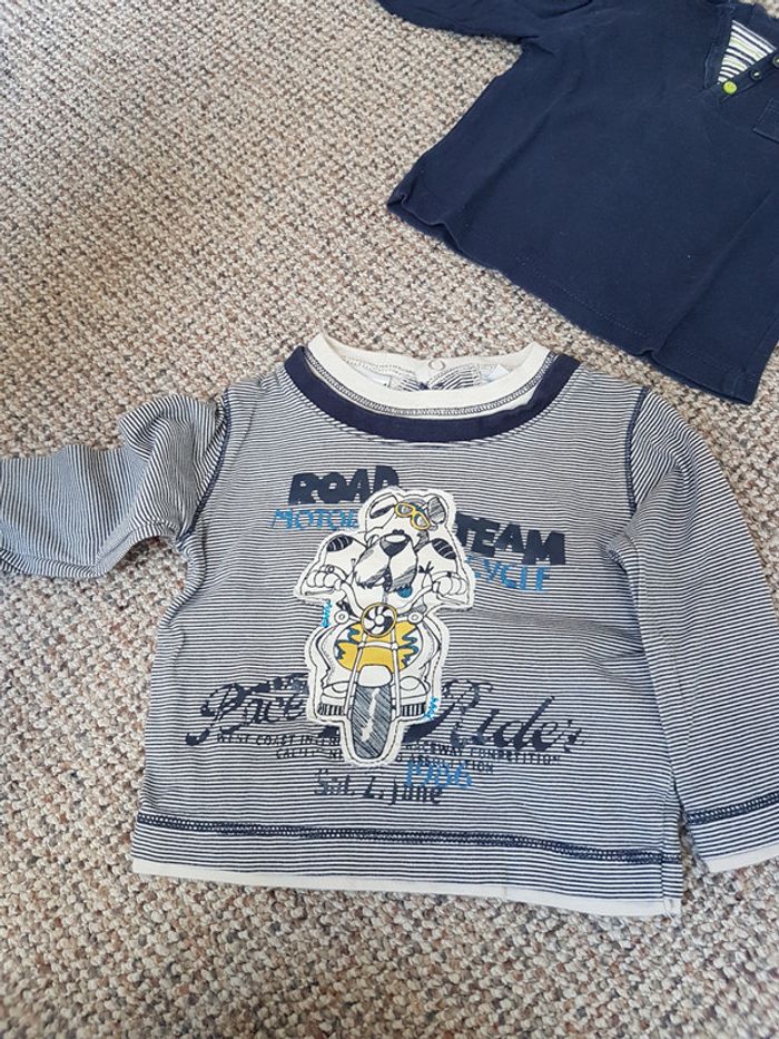 Lot 3 tshirt 3 mois garçon - photo numéro 4