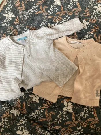 Lot 2 gilets 3 mois