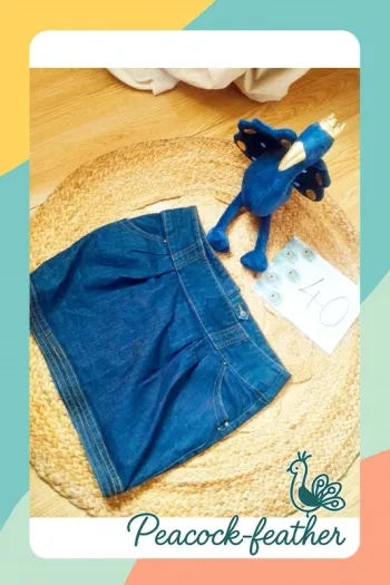 Jupe en jean stradivarius 40