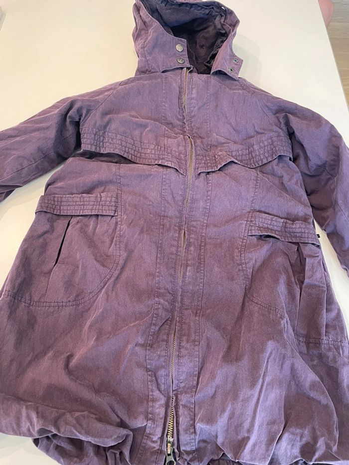 Manteau okaidi violet 8ans - photo numéro 2