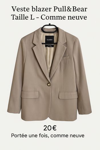 Veste blazer Pull&Bear - Taille L - Comme neuve