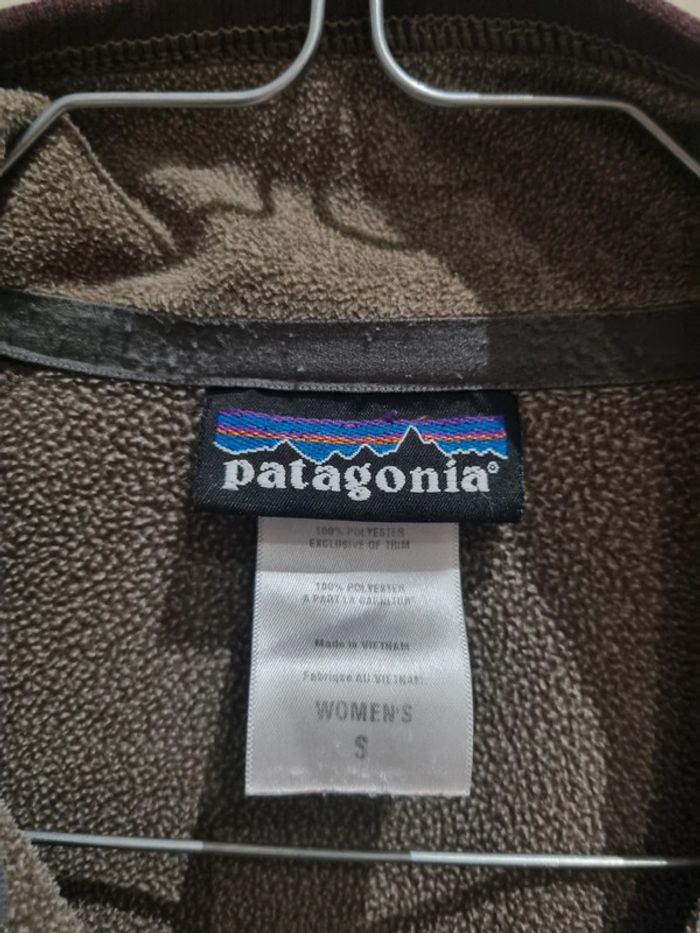 Veste polaire marron à fermeture Patagonia Femme Taille S - photo numéro 4