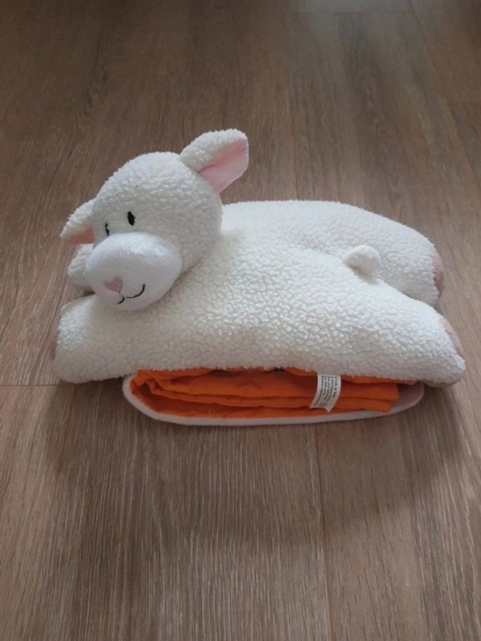 Livre enfant tissu peluche