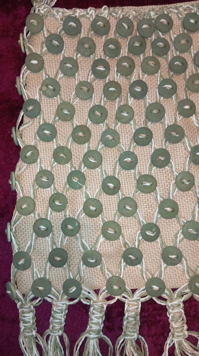 Deux beaux sacs Neufs originaux avec boutons et franges Giada - photo numéro 4