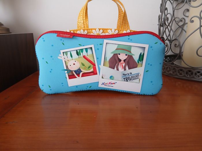 Neuf/Santoro London: Trousse plate zippée en néoprène - photo numéro 2