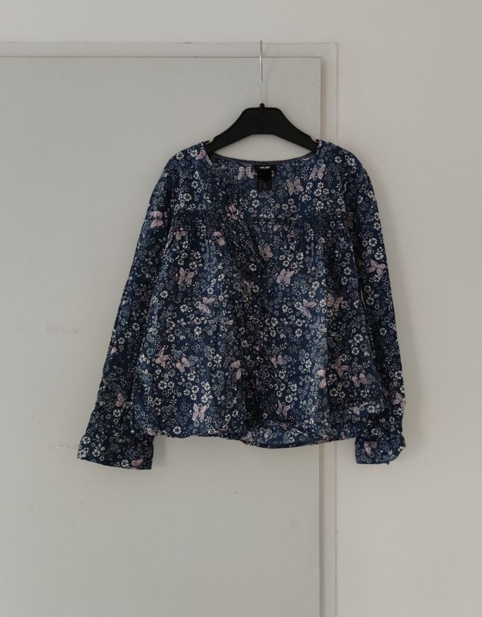 👚 Blouse fille H&M – Taille 8 ans