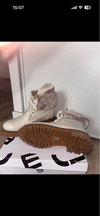 Bottes beiges