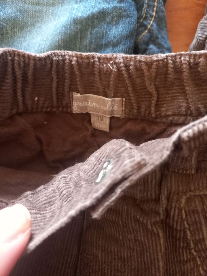 Lot pantalons bébé 3 mois - photo numéro 3