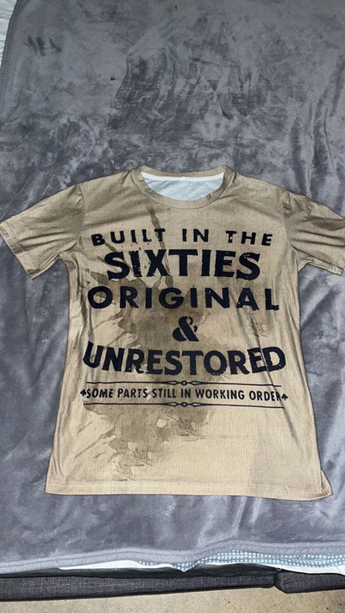 T-shirt homme kaki M 38