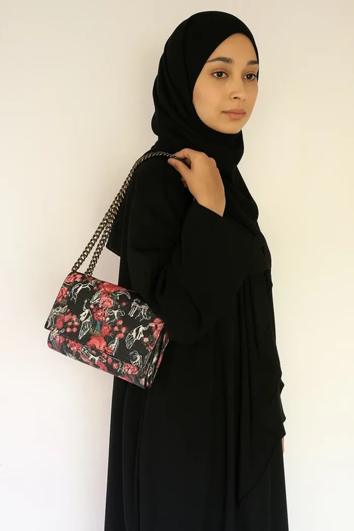 Sac à main Cavalli Class – Édition florale & féline - photo numéro 2