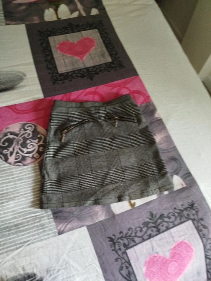 Jupe a carreaux