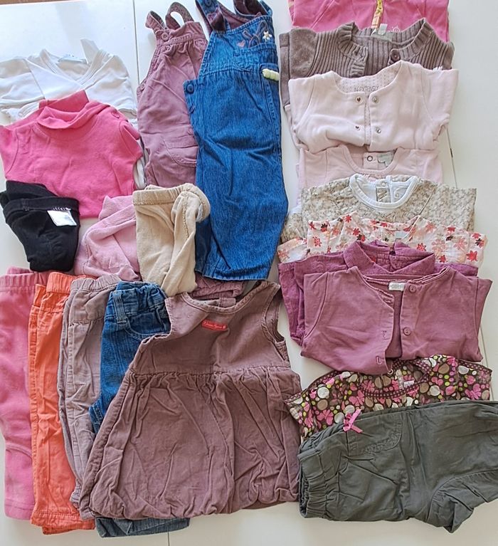 Grand Lot Bébé Fille Mi-Saison - 6 mois - 22 articles - photo numéro 5