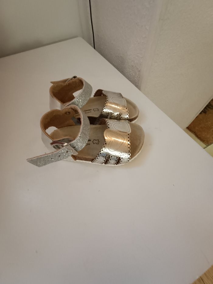 sandale argenté