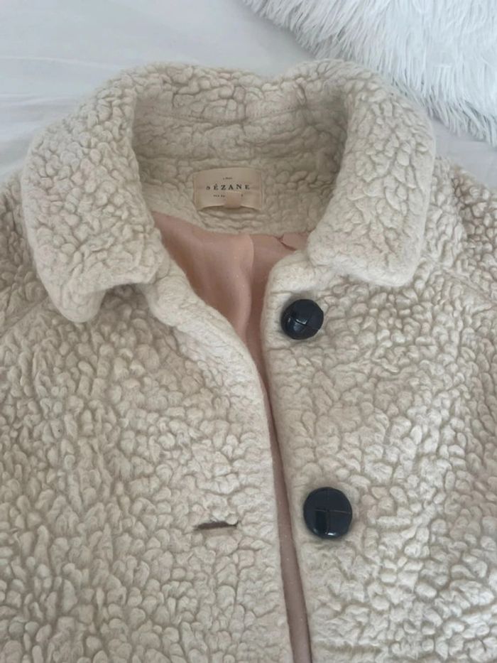 Manteau long en laine Sezane - photo numéro 4