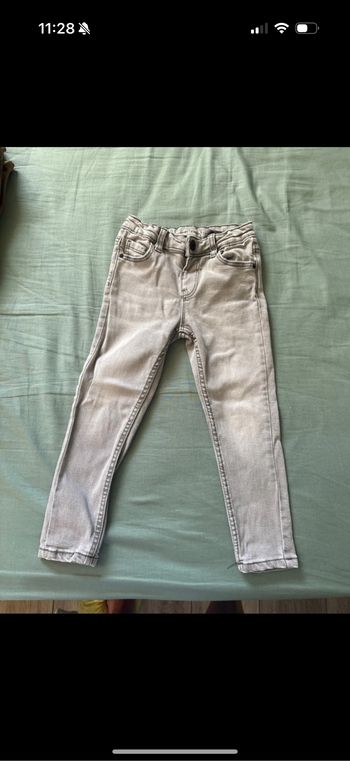 Jean skinny gris garçon 3/4 ans