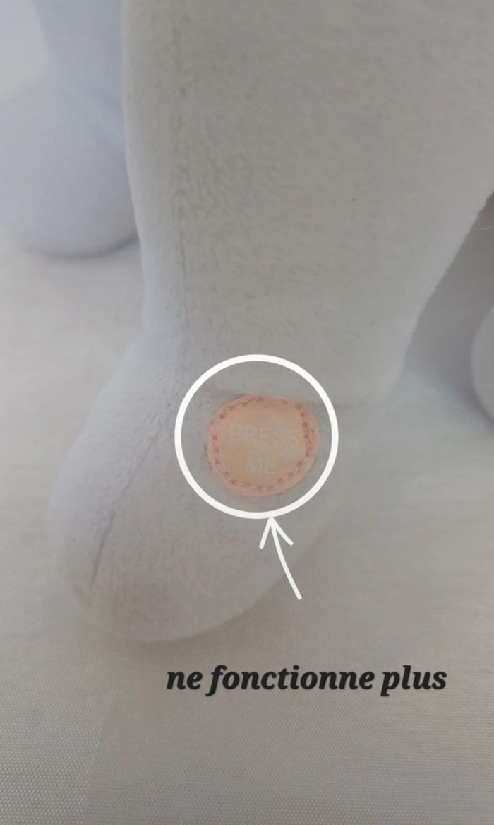 Peluche blanche Aristochats Disney - photo numéro 3