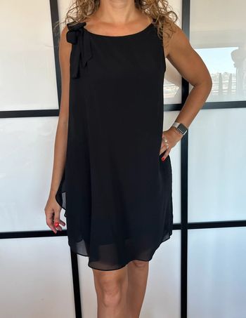 Robe élégante asymétrique Naf Naf noire 40