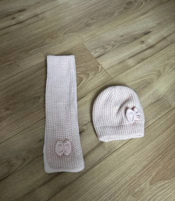 Bonnet et écharpe 6-12 mois