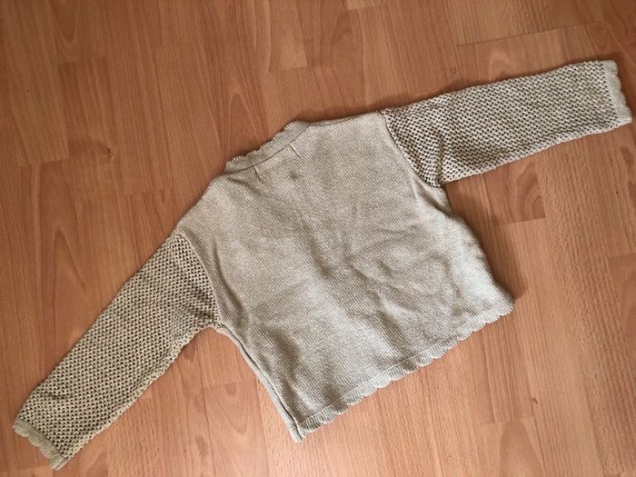 Beau gilet ML beige Orchestra T. 4 ans fille TBE - photo numéro 2