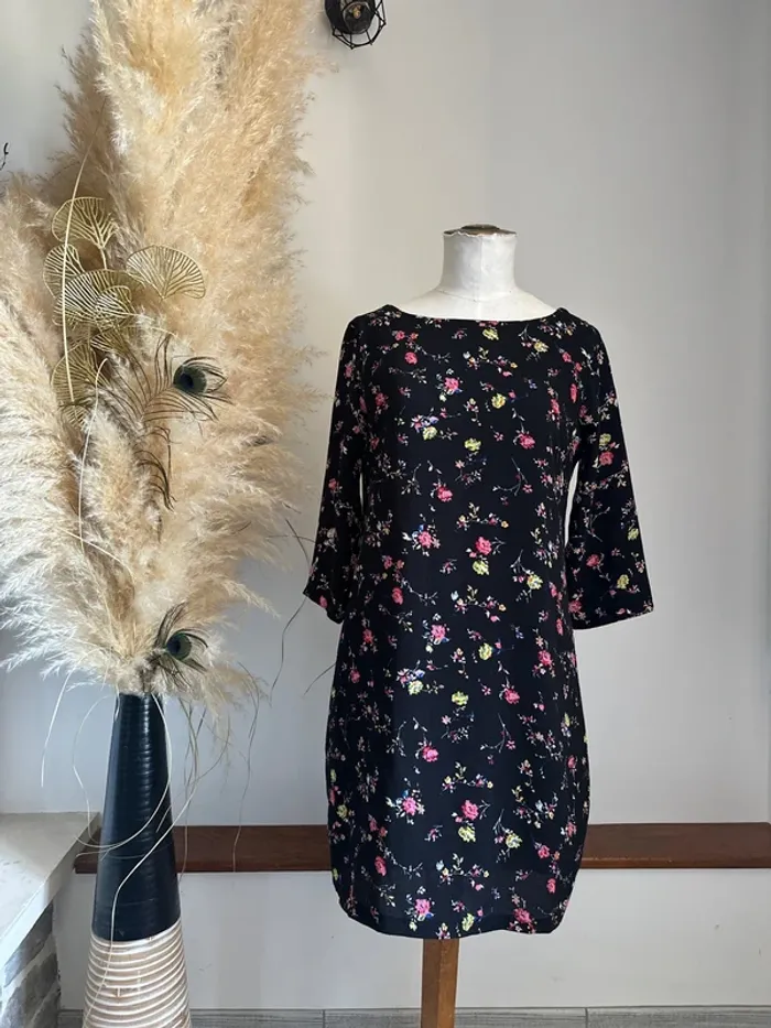 Robe à fleurs mi saison S