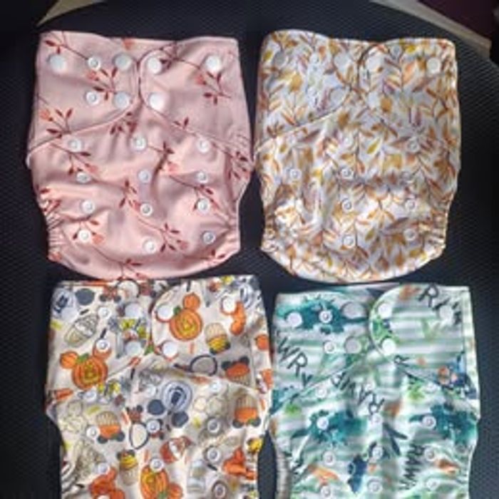 Lot 6 couches lavables à poche “Cocoon” – Ma’Boule de Couches