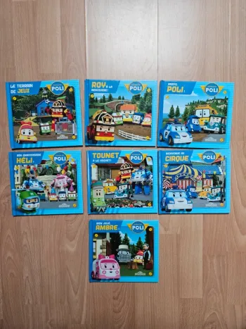 Lot 7 livres robocar poli