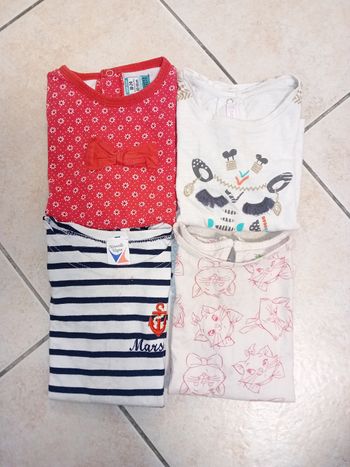 4 Tee-shirts 18 mois