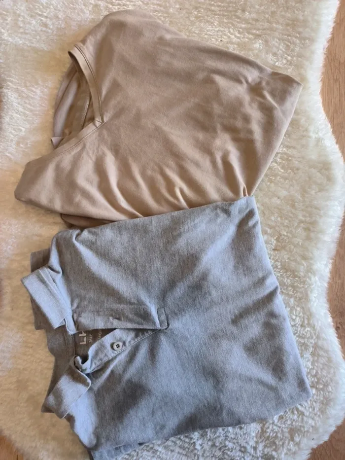 Lot deux polos homme
