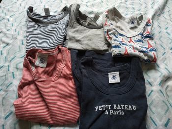Lot de 5 maillots de corps