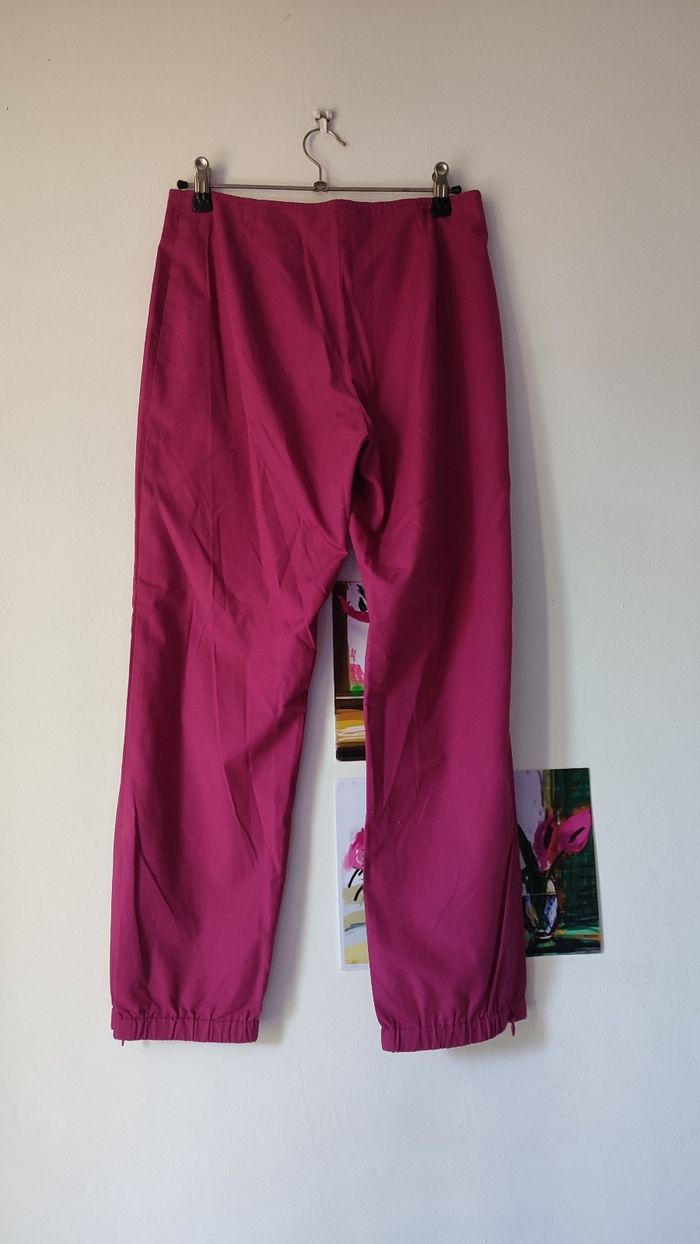 Pantalon  PETITE y2k toile parachute zip taille 34 - photo numéro 2