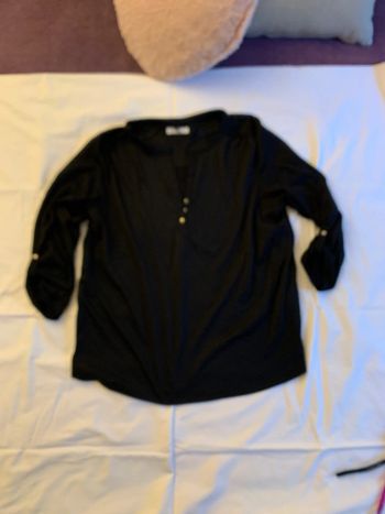 Chemise manches longues noir taille M