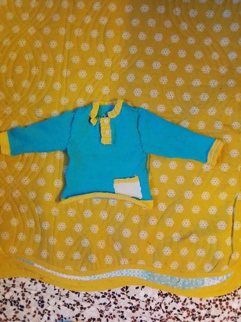 Polo garcon 12 mois fait main 