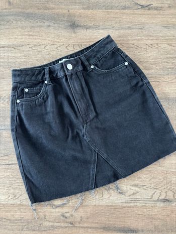 Jupe en jean noire Bizzbee - Taille XS - Neuve