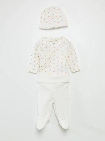 Ensemble fille 1 mois