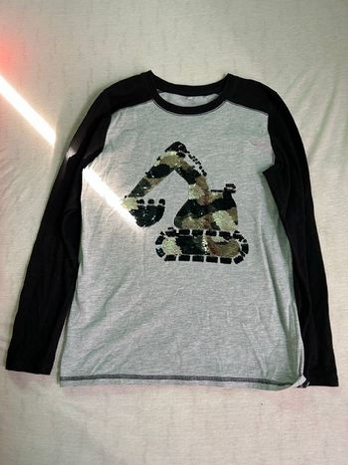 Lots 2 tee shirt manches longues 10-12 ans - photo numéro 3