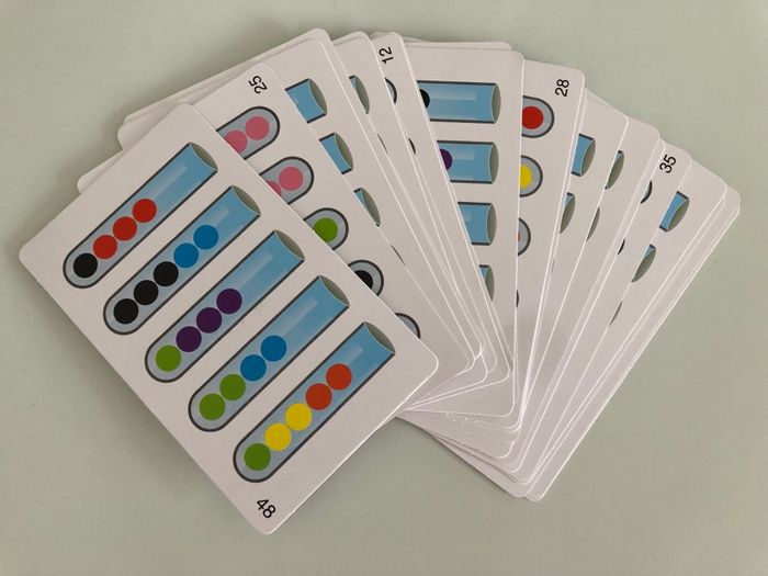 Jeux jouet abaque trie tube essai bille activé educatif mental motricite fine calme type montessori - photo numéro 2