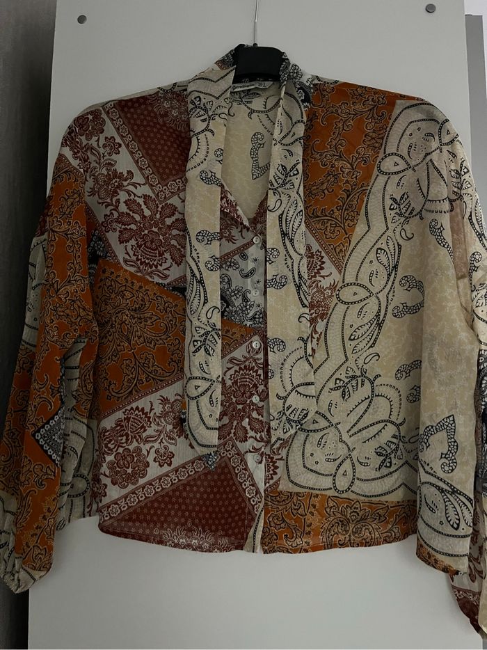 Blouse à motifs