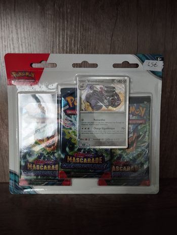 Pokémon tripack Mascarade crépusculaire triple illustration