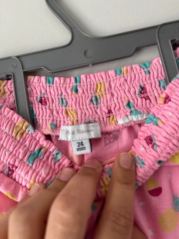 👖Pantalon légé été - bébé fille - 24 mois - pat et ripaton - bon état - photo numéro 3